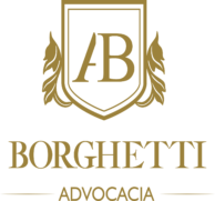 Logomarca Borghetti Advocacia Dourado